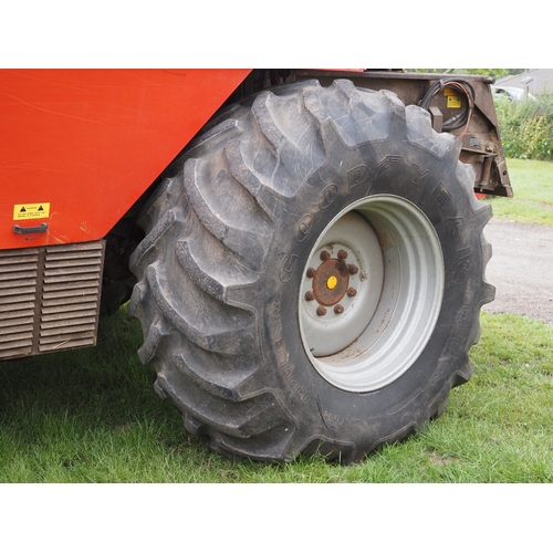 2069A - Massey Ferguson 38 combine. 20ft Header and trolley, drove to sale site. Reg. G653 TBH. V5 and key i... 