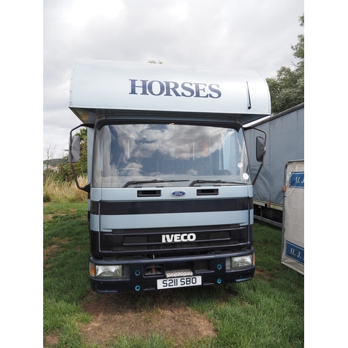 3008 - Ford Iveco 75E15 horsebox. In recent use. New brake calliper and 2 brake actuator valves. New ramp 2... 