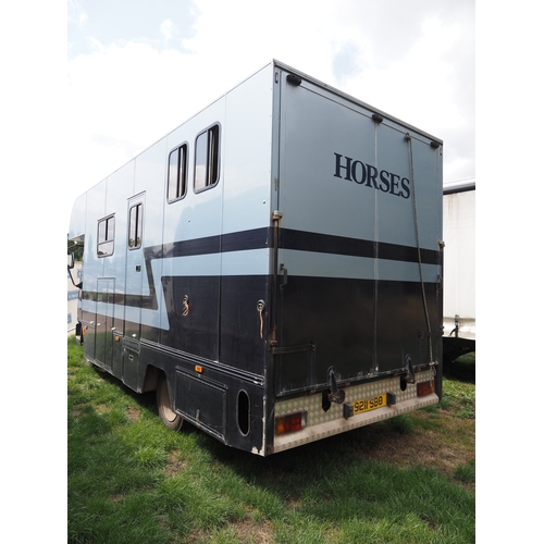 3008 - Ford Iveco 75E15 horsebox. In recent use. New brake calliper and 2 brake actuator valves. New ramp 2... 