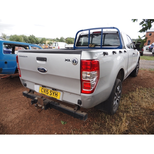 3028 - Ford Ranger. MOT until 09/01/26. Showing 86,000 miles. Reg. CV15 SYH. V5 and key in office