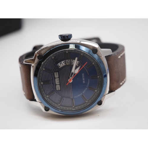 DMC De Lorean gentleman's wristwatch with box