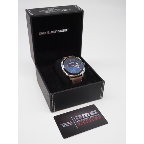 DMC De Lorean gentleman's wristwatch with box