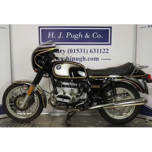 BMW R100CS motorcycle. 1981. 980cc. Runs and rides. Light ...