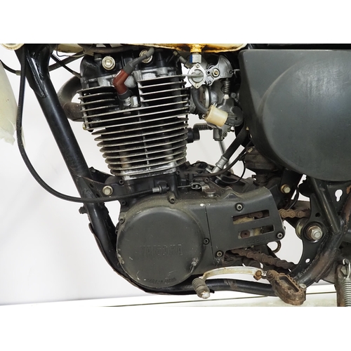 801 - Yamaha XT500 motorcycle. 
Engine No. 1E6-003634
The following bikes are part of a private collection... 