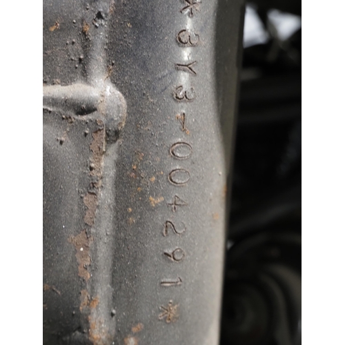 802 - Yamaha XT350 motorcycle. 350cc
Frame No. 3Y3-004291
Engine No. 3Y3-004291
Engine turns over but has ... 
