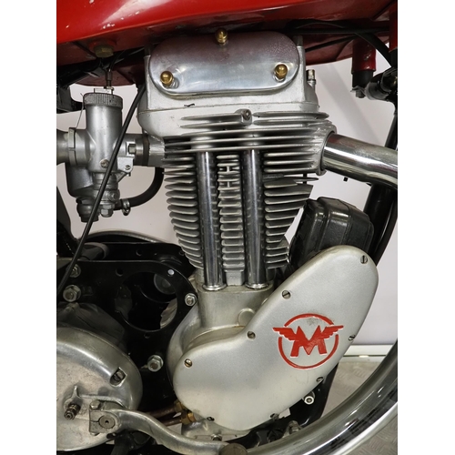 804 - Matchless 500 scrambler.
Frame No. 81119
Engine No. 54/18S 1673C
Engine turns over with compression ... 