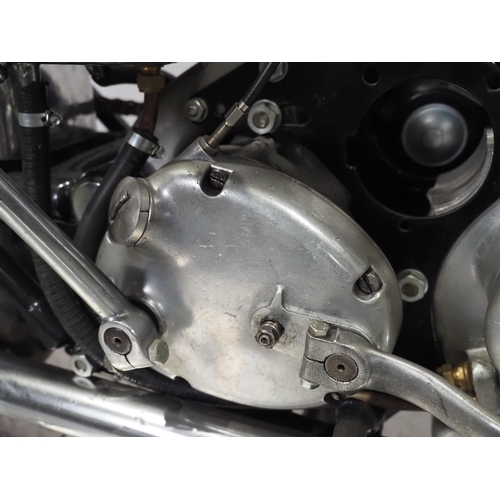 804 - Matchless 500 scrambler.
Frame No. 81119
Engine No. 54/18S 1673C
Engine turns over with compression ... 