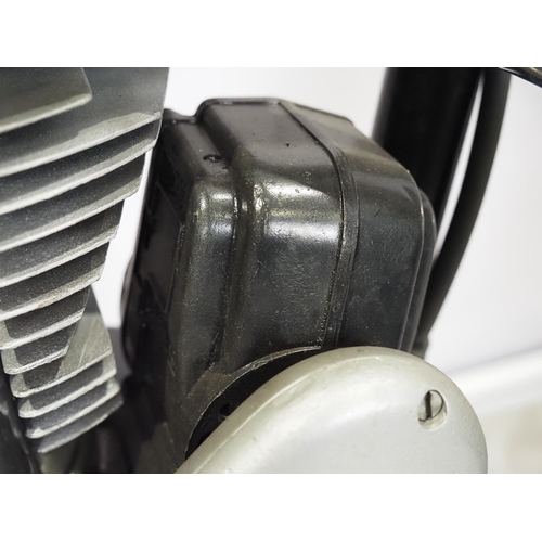 804 - Matchless 500 scrambler.
Frame No. 81119
Engine No. 54/18S 1673C
Engine turns over with compression ... 