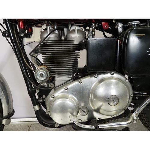 806 - Matchless G80CS motorcycle. 1965. 500
Frame No. C10895
Engine No. G80CS/4886
Engine turns over but h... 