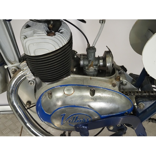 807 - Greeves 250 Hawkstone twin scrambler. 1958. 250cc
Frame No. 8759/25SA
Engine turns over but has been... 