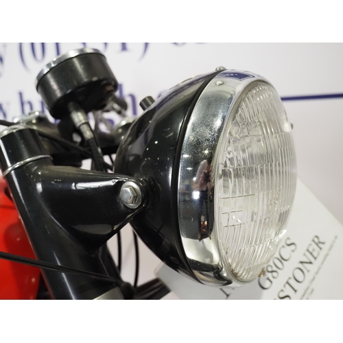 808 - Matchless G80CS Westerner motorcycle. 1961. 500cc
Frame No. O10029
Engine No. 61/GS0CS 4191
Engine t... 