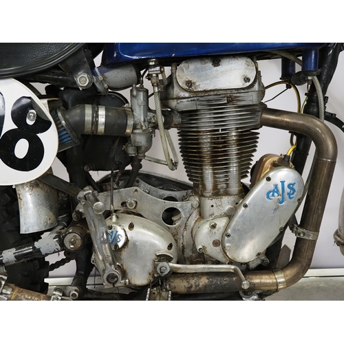 809 - AJS 350 short stroke scrambler
Frame No. A70179
Engine No. 56/16M1862C
Engine turns over with compre... 