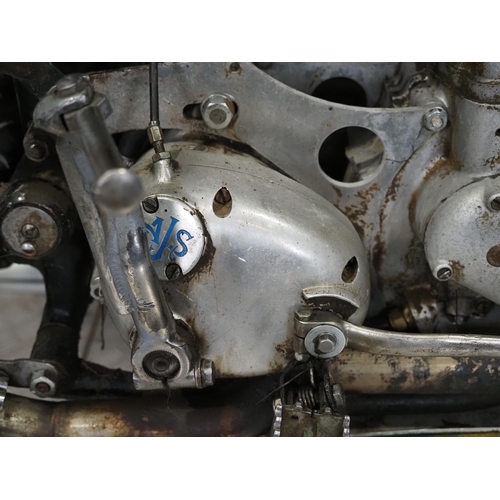 809 - AJS 350 short stroke scrambler
Frame No. A70179
Engine No. 56/16M1862C
Engine turns over with compre... 
