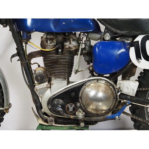 809 - AJS 350 short stroke scrambler
Frame No. A70179
Engine No. 56/16M1862C
Engine turns over with compre... 