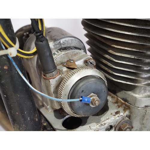 810 - Matchless 500 scrambler. 500cc
Engine No. 57/16M 1915C
Frame No. AAA361
Engine turns over with compr... 