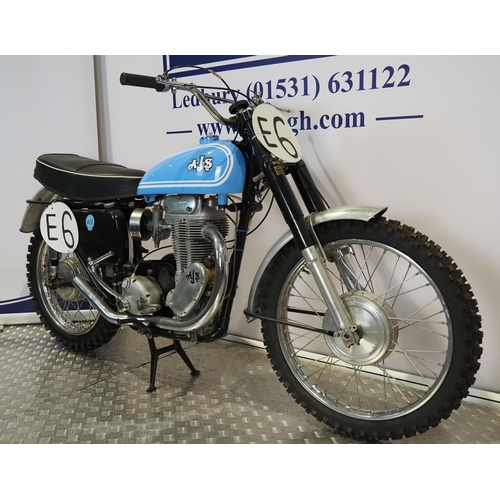 811 - AJS Model 18 CS scrambler. 1958. 497cc
Frame No. 8048
Engine No. 58/18 2807CS
Engine turns over with... 