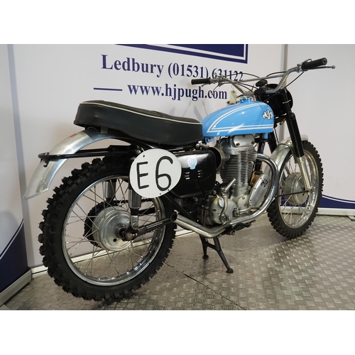 811 - AJS Model 18 CS scrambler. 1958. 497cc
Frame No. 8048
Engine No. 58/18 2807CS
Engine turns over with... 