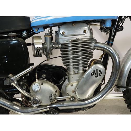 811 - AJS Model 18 CS scrambler. 1958. 497cc
Frame No. 8048
Engine No. 58/18 2807CS
Engine turns over with... 