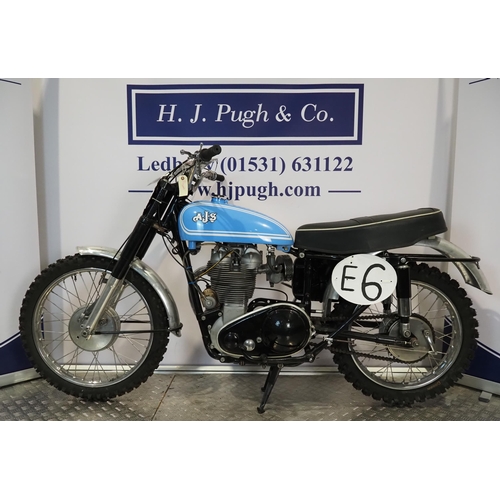811 - AJS Model 18 CS scrambler. 1958. 497cc
Frame No. 8048
Engine No. 58/18 2807CS
Engine turns over with... 