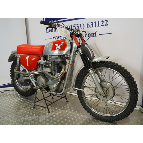 812 - Matchless G85CS scrambler. 500cc
Frame No. C/11195
Engine No. G85CS/240
Engine turns over with compr... 