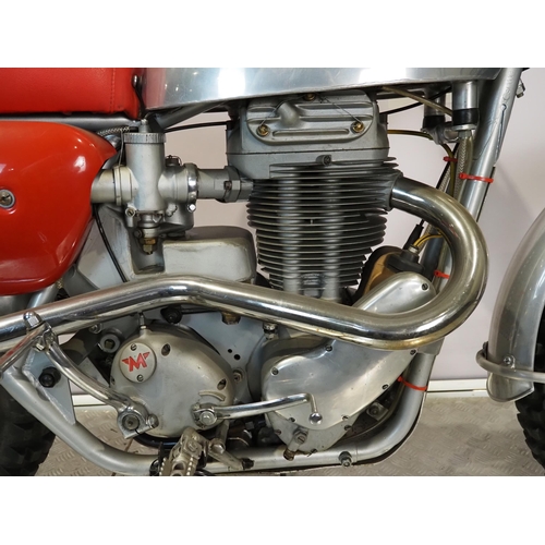 812 - Matchless G85CS scrambler. 500cc
Frame No. C/11195
Engine No. G85CS/240
Engine turns over with compr... 