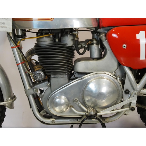 812 - Matchless G85CS scrambler. 500cc
Frame No. C/11195
Engine No. G85CS/240
Engine turns over with compr... 