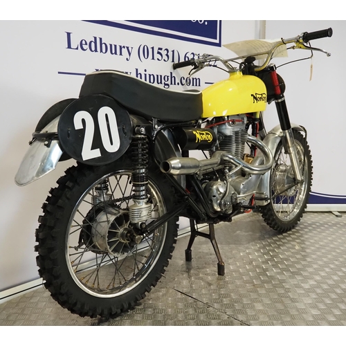 813 - Matchless G80 CS motorcycle. 500cc
Frame No. C10950
Engine No. G80CS/4961
Engine turns over with com... 