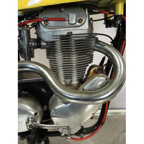 813 - Matchless G80 CS motorcycle. 500cc
Frame No. C10950
Engine No. G80CS/4961
Engine turns over with com... 