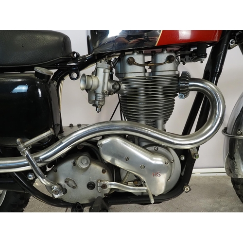 814 - Ariel Mk1 HS 500 scrambler. 1954. 500cc
Frame No. DUS 176
Engine No. LK180
Engine turns over with co... 