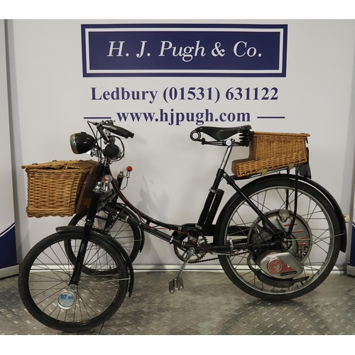 815 - Cyclemaster & Harding Tricycle. 1954. 32cc
Frame No. 3306HA
Engine No. 144130
This Cyclemaster wheel... 