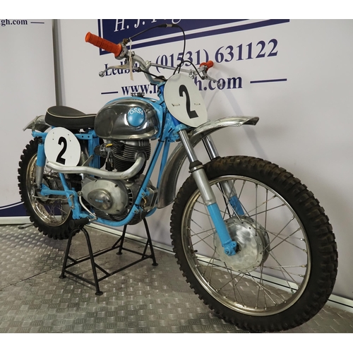 818 - Ossa 175 MX scrambler. 
Frame No. B-200816
Engine No. A21516
Engine turns over but has been dry stor... 