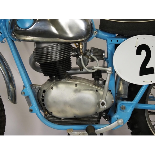 818 - Ossa 175 MX scrambler. 
Frame No. B-200816
Engine No. A21516
Engine turns over but has been dry stor... 