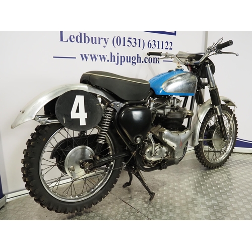 819 - BSA A10 650 Spitfire scrambler. 650cc
Frame No. GA7A 291
Engine No. DA10 SR264 HHC
Engine turns over... 