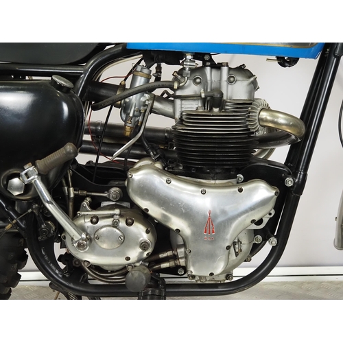 819 - BSA A10 650 Spitfire scrambler. 650cc
Frame No. GA7A 291
Engine No. DA10 SR264 HHC
Engine turns over... 
