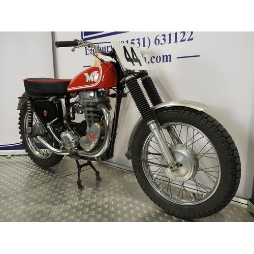 820 - Matchless G80 TCS motorcycle. 1959
Frame No. C8772
Engine No. 59/G80TCS 3433
Engine turns over with ... 