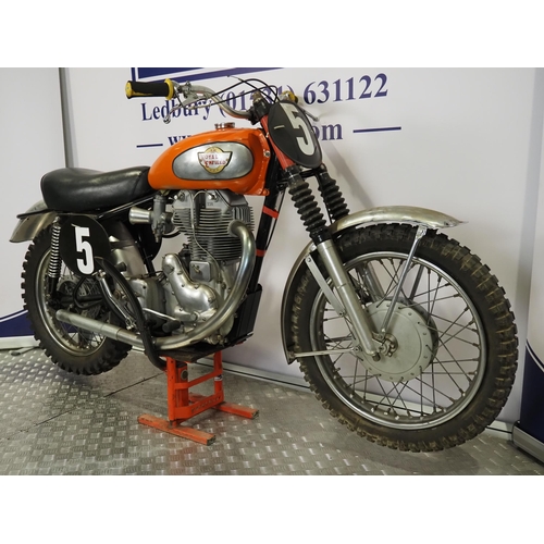 824 - Royal Enfield Fury motorcycle. 1965. 499cc
Frame No. 16877
Engine No. 3337
Engine turns over with co... 