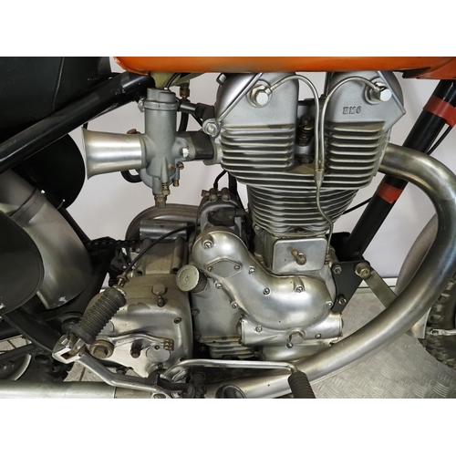 824 - Royal Enfield Fury motorcycle. 1965. 499cc
Frame No. 16877
Engine No. 3337
Engine turns over with co... 