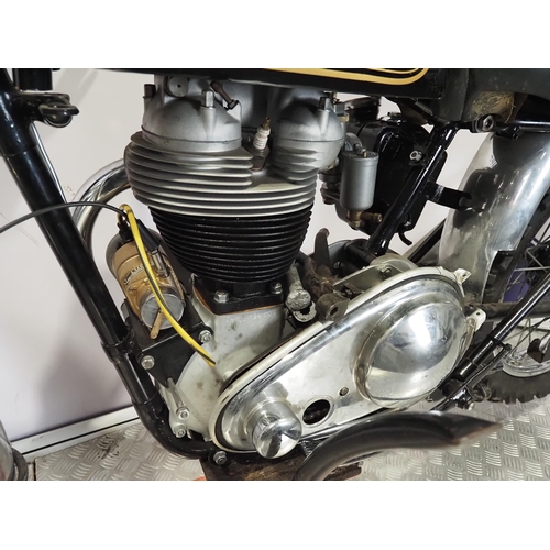 825 - Matchless 18S motorcycle project. 1954. 500cc
Frame No. 0423
Engine No. 54/18S 24314
Unfinished proj... 