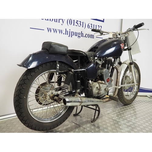 827 - Matchless 350 motorcycle. 1946
Engine No. T41979
Believed to be a military Matchless left in Italy a... 