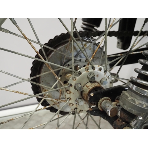 827 - Matchless 350 motorcycle. 1946
Engine No. T41979
Believed to be a military Matchless left in Italy a... 