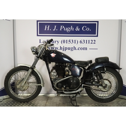 827 - Matchless 350 motorcycle. 1946
Engine No. T41979
Believed to be a military Matchless left in Italy a... 