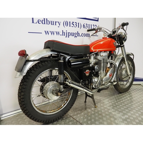 829 - Matchless G80 TCS motorcycle. 1960. 500cc
Engine No. 60/80TCS 3623
Engine turns over with compressio... 