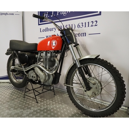 830 - Ariel Mk1 500 scrambler. 1954. 500cc
Engine No. MH317
Engine turns over with compression but has bee... 