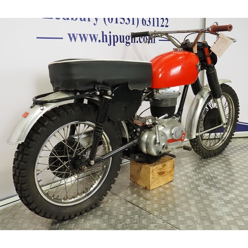 832 - Matchless 250 lightweight scrambler. 1960. 250cc
Frame No. 5528
Engine No. 60/G2CS 5137
Engine turns... 