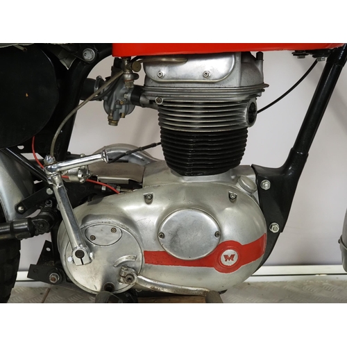 832 - Matchless 250 lightweight scrambler. 1960. 250cc
Frame No. 5528
Engine No. 60/G2CS 5137
Engine turns... 