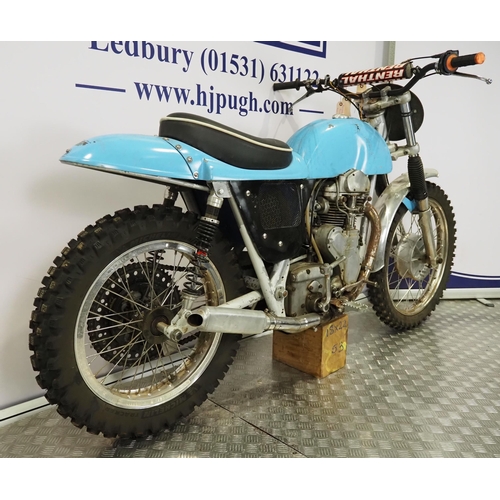 833 - Velocette Metisse scrambler. 350cc
Frame No. 109
Engine No. MAC 23454
Engine turns over with compres... 