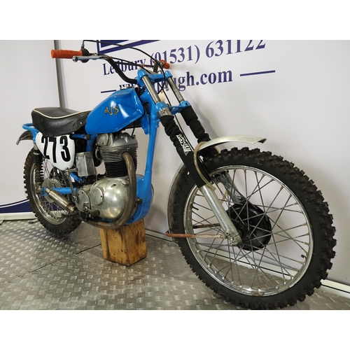 835 - AJS 14CSR scrambler. 250cc
Frame No. 18183
Engine No. 14/CSR/15444
Engine turns over with compressio... 