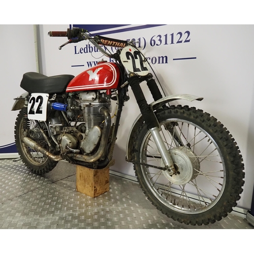 836 - Matchless G80S scrambler. 1954
Frame No. 
Engine No. 54 G80S 1587
Engine turns over with compression... 