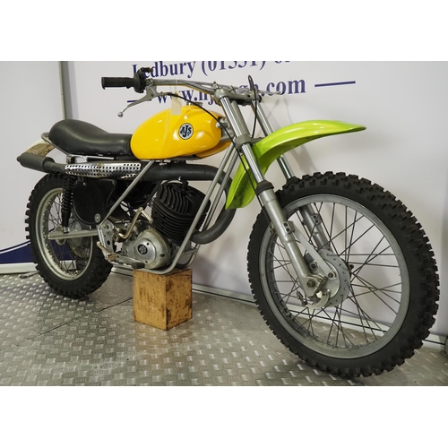 837 - AJS Stormer motorcycle. 250cc
Engine No. 2503DCR 665
Engine turns over with compression but has been... 
