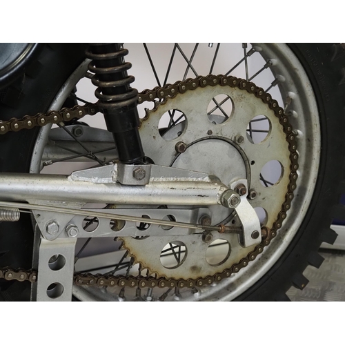 837 - AJS Stormer motorcycle. 250cc
Engine No. 2503DCR 665
Engine turns over with compression but has been... 